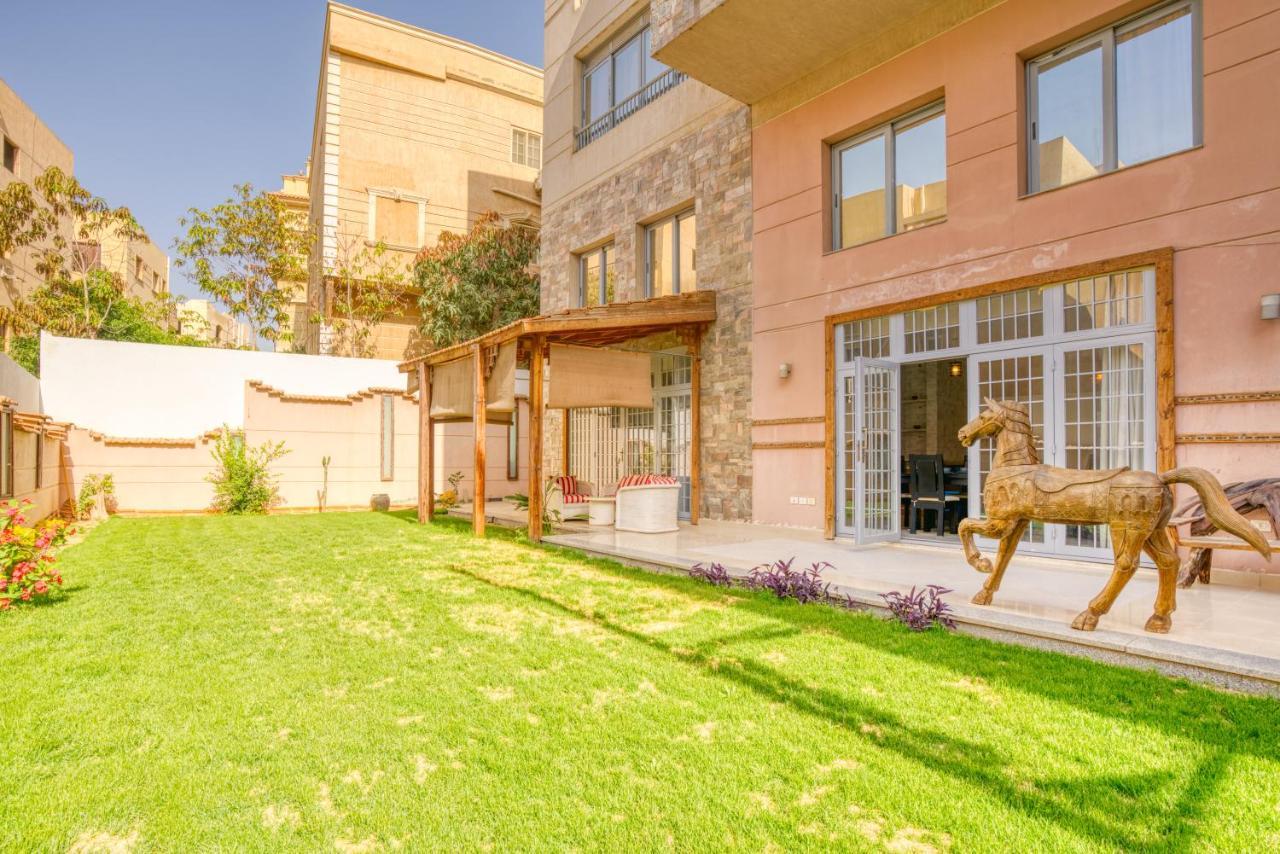 Spacious Garden Duplex Near Jw Marriott Apartment Cairo Exterior photo